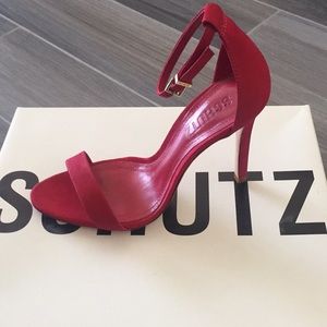 Schutz Red 3” Heels (Size: 5.5)